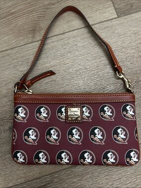 Dooney & Bourke Florida State University FSU Seminoles Wristlet Purse. Rare